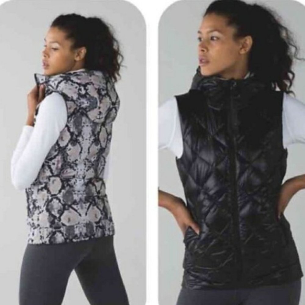 Lululemon Reversible Hooded Fluffiest Down Vest